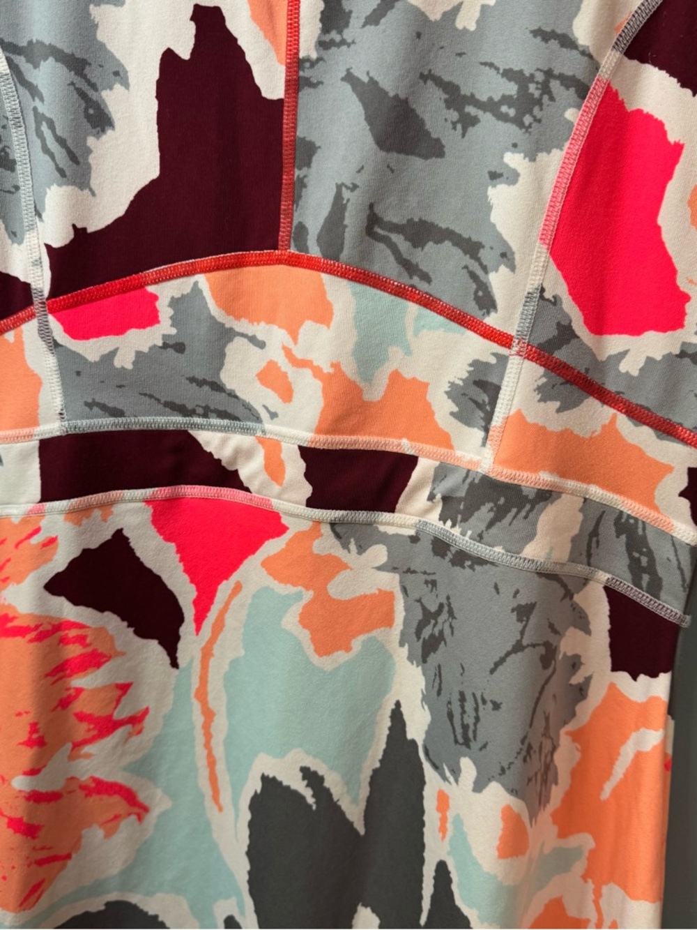 Title Nine DREAM Dress Floral Abstract Sleeveless Athletic Travel Mini Large - Picture 5 of 13